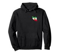 Free Iran Lion and Sun Flag - Persian Heritage Symbol Design Pullover Hoodie