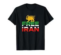Free Iran Lion & Sun - Freedom & Human Rights T-Shirt