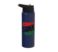 Free-ish Since 1865 Juneteenth Freedom Day Stainless Steel Insulated Water Bottle