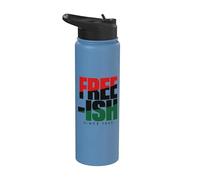 Free-ish Since 1865 Juneteenth Freedom Day Stainless Steel Insulated Water Bottle