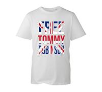 Free Justice Protest Tommy Robinson Surrender Shirt,Free Speech UK Justice Protest' Men's T-Shirt Unisex Kids Adult(White, XL)