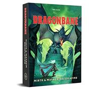 Free League Publishing Dragonbane: RPG Core Set - Mirth & Mayhem Boxed Set, Includes-Dice, Rulebook, Map & More