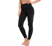 Free Leaper Black Leggings Women High Waisted with Pockets Tummy Control Yoga Pants (Black, XL)
