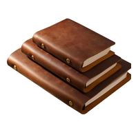 Free Logo Custom, KISSKI·H Olvido Personalized Leather A5/A6/A7 Refillable Journals Notebook, Engraved Gifts for Women/Men, Customized Travelers Notebook, Present for Writers/Business, Customized