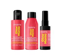 Free Matrix Glow Mania Shampoo 75ml, Glow Mania Conditioner 50ml & Glo