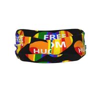 Free Mom Hugs Lgbtq Pride Month Headbands Sports Sweatband Athletic Exercise Bands Turban Hair Head For Men Women Yoga Fitness