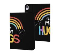 Free Mom Hugs Proud LGBT Rainbow Slim Case Compatible with iPad 10th 9th 8th 7th Generation 2022 2021 2020 2019 Protective Cover Stand
