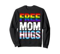 Free Mom Hugs Rainbow Trans Ally LGBTQ Pride Parade Support Sweatshirt