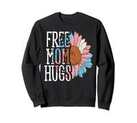 Free Mom Hugs Sunflower Transgender Transsexual Trans Women Sweatshirt