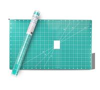 Free Motion Quilting Slider Mat with Tacky Back 12’’ x 20’’, Self-Sticky Quilting Accessory Slip Mat, Help Easy Sewing Mat with Grid Marked - 1 Piece