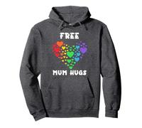 Free Mum Hugs - Gay Lesbian Bi Queer Trans LGBTQ Pride Pullover Hoodie