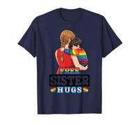 Free Nana Hugs LGBTQ Transgender Pride Rainbow Brother T-Shirt