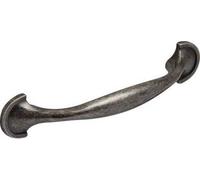 Free P&P-1 X Kitchen Cabinet Pewter Bow Door Handle 96mm Hole Centres