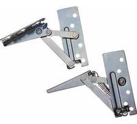 Free P&P - Kitchen Cabinet Lift Up Flap Top Door Hinges Double = Right sprung only