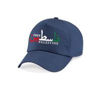 Free Palestine Baseball Cap - End Israeli Occupation Palestine Cap Save Gaza Peace Protest Humanity Unisex Hat (French Navy)