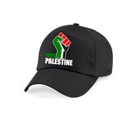 Free Palestine Baseball Cap - Save Gaza Freedom Peace Protest Humanity Palestine Support Unisex Hat Gift (Black)