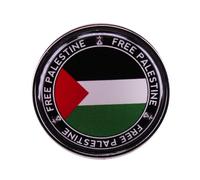 Free Palestine Button Pin Palestinian Flag Enamel Pin Palestinian Support Badge Brooches Palestinian Flag Pins for Hat Cap Clothing Backpack Pin Support Palestine