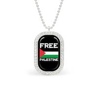 Free Palestine Custom Photo Necklace Personalized Picture Pendant Memory Jewelry for Women