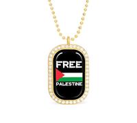 Free Palestine Custom Photo Necklace Personalized Picture Pendant Memory Jewelry for Women