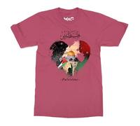 Free Palestine Dome of The Rock Mosque T-Shirt - Kids 3-4 - Pink - Arabic Calligraphy Palestinian Flag Top - Palestine Heart Support Tee