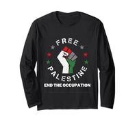 Free Palestine- End the Occupation Long Sleeve T-Shirt