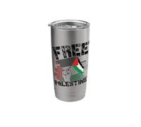 Free Palestine Freedom for Palestine Save Gaza Stainless Steel Insulated Tumbler