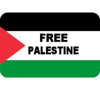Free Palestine Gaza Freedom Rectangle Fridge Magnet Fantastic Souvenir