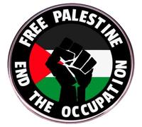 Free Palestine Lapel Pin Badge Free Palestine Badge Emblem Brooch Pin for Hat Clothes Backpack