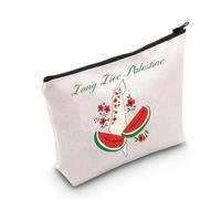 Free Palestine Makeup Bag Long Live Palestine Gifts Palestine Support Human Rights Gifts Palestine Flag Canvas Bag (Live Palestine UK)
