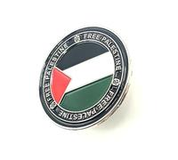 Free Palestine Palestinan Support Metal Country Flag Pin Badge