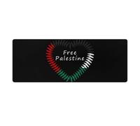Free Palestine Palestinian Palestinians Gaming Mouse Pad Computer Laptop Desk Mat Rubber Base Large Mousepad