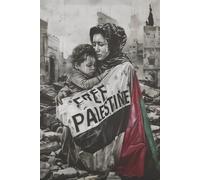 Free Palestine: Peace & Hope Notebook: 6 x 9 Inch Journal with 100 Themed Pages | Glossy Cover for Advocacy and Daily Reflection