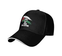 Free Palestine Unisex Baseball Cap Soft Trucker Hat Classic Sun-Cap for Running Golf Fishing