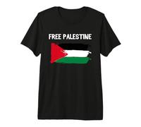 Free Palestine Vintage Distressed Palestinian Premium T-Shirt