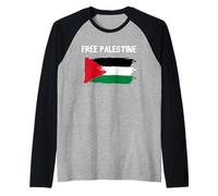 Free Palestine | Vintage worried, Palestinian Raglan Baseball Tee