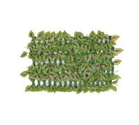 Free Panel with Artificial Leaves, Expandable and Flexible Backgrounds Decoration - Garden Fence Screening for Family, Students, Adults, Men, Women, Living Room, Balcony, Patio East Courtyard