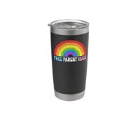 Free Parent Hugs LGBTQ Pride Rainbow Nonbinary Stainless Steel Insulated Tumbler