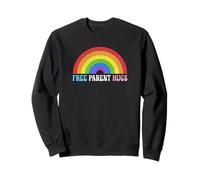 Free Parent Hugs LGBTQ Pride Rainbow Nonbinary Sweatshirt