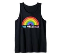 Free Parent Hugs LGBTQ Pride Rainbow Nonbinary Tank Top