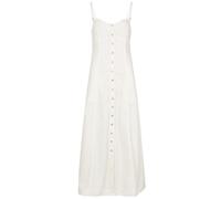 Free People Just Jill Denim Maxi Dress - Ivory - M (UK 12-14 / M)