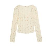 Free People Lets Party Cardi Floral-print Cotton top - White - L (UK16-UK18 / L)