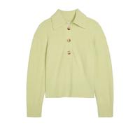 Free People Trading Up Cotton-blend Polo Jumper - Green - L (UK16-UK18 / L)