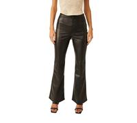 Free People Womens Black Uptown High Rise Vegan Pant