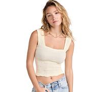 Free People Women's Love Letter Cami, Ivory, M-L