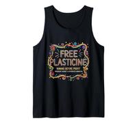 Free Plasticine Human Artists Before Profit Activist Tank Top
