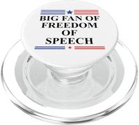 Free Press Free Speech Big Fan of Freedom of Speech Protest PopSockets PopGrip for MagSafe