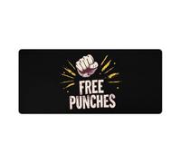 Free Punches Fighting Mouse Pad Desk Mat Non-Slip Mousepad Writing Pads Office Decor 40x90cm
