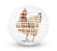 Free-range Chicken Cage, Movable Chicken House Ball Cage, Round Rabbits Cage, Can Be Rolled For Walking Around In The Scenic Area For Foraging (Multicolor)