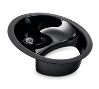 Free Range Designs Complete Urine Separator, Compost Toilet, Black