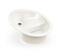 Free Range Designs Complete Urine Separator, Compost Toilet, White
